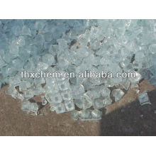 Solid sodium silicate adhesive